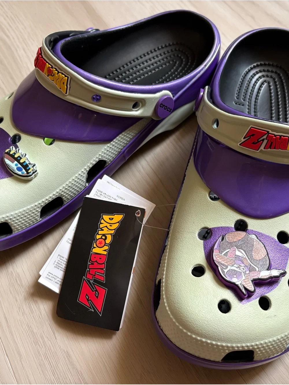Crocs Dragon Ball Z Frieza Classic Clog 211202-90H Anime Purple Men 10 Women 12